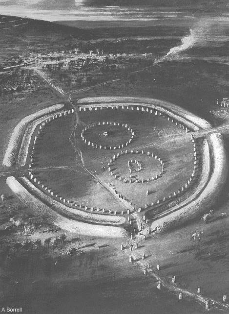 [Image: Avebury henge]