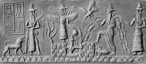 [Image:
Ishtar (Venus) aids in the resurrection of Shamash (Jupiter)]