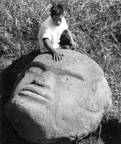 [image:
Monument 1 at Monte Alto, Guatemala]