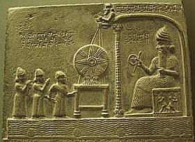 [Image: Shamash
(Jupiter), Babylonian of the 9th century BC.]