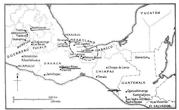 [image: Earliest Mesoamerican sites]