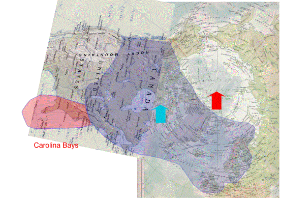 map of carolina bays