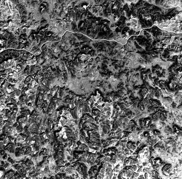 Siberian Trap rock terrain.