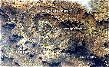The Upheaval Dome.